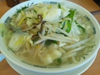 「野菜たっぷりタンメン　490円」@日高屋 志木南口店の写真