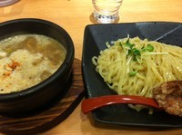 「濃厚強火炊きつけめん　（800円）」@鶏と魚だしのつけめん哲 溝の口店の写真