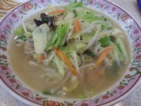 「香味豚カルビタンメン」@餃子の王将 石川町店の写真