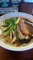 「らーめん　替え玉650円+100円　麺固め　白ごはん150円」@らぁ〜めん ぶぃスリーの写真