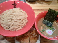 「豚鶏つけ麺+チャーカツ」@赤備の写真