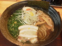 「にぼしラーメン（大盛り）」@ラーメン たべにおいでよの写真