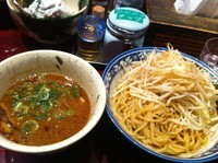 「つけそば (+もやし大盛サービス)」@つけそば屋 北かまの写真