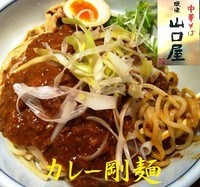 「カレー剛麺（中盛） 700円」@中華そば 坂東 山口屋の写真
