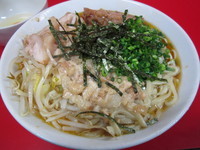 「ラーメン＋アブラ＋玉子（ニンニクアブラ）」@ラーメン二郎 西台駅前店の写真