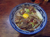「牛すじぶっかけ（夜の部限定）」@中華そば 旋の写真