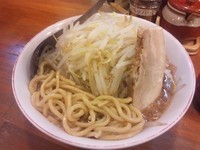 「百歩大富士ラーメン(野菜増し、ニンニク) ￥700」@百歩ラーメン 朝霞店の写真