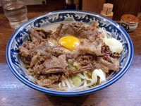 「牛すじぶっかけ（大盛）」@中華そば 旋の写真