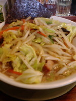 「野菜たっぷりラーメン」@ラーメンショップ椿 猪苗代店の写真