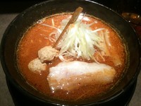 「辛みそ(850円)」@味噌らーめん みつか坊主 大阪空港本店の写真