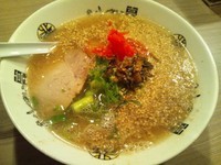 「ラーメン550円＋替え玉120円」@きんしゃい亭 駅前店の写真