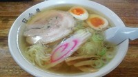 「ラーメン 550円＋味玉100円」@青竹手打ちラーメン 日向屋の写真