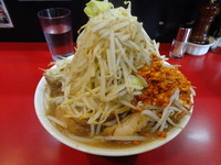 「豚らーめん　ヤサイ、カラアゲ」@千里眼の写真