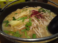 「オロチョンラーメン 700円」@からし屋 流川店の写真