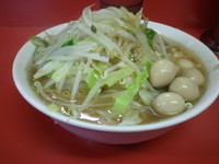 「小ラーメン＋うずら」@ラーメン二郎 茨城守谷店の写真