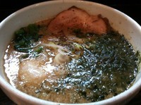 「味玉バク 750円麺硬め　＋替え玉150円」@たまぞうの写真