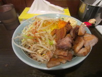 「あえそば　ヤサイ・ニンニク」@麺や あかつきの写真