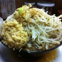 「太麺（￥600）」@麺処 鳥天狗の写真