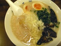 「特製楽ラーメン（細麺）」@亀戸元楽の写真