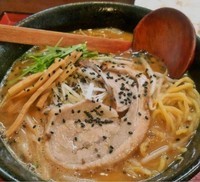 「海の味噌(味濃いめ・麺硬め)+半ライス(サービス)750円」@熟成蔵出し味噌 麺処 たちばなの写真