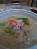 「ちゃんぽん＋チャーハンセット」@キャラクターフードコートの写真