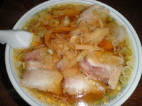 「ワンタン麺８５０円＋チャーシュー増量２枚（クーポン）」@大黒食堂の写真