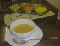 「dinner set ￥1180」@インドレストラン ラッキーの写真