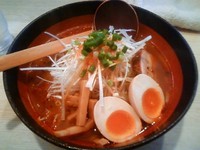 「塩とんがらし+ぎょうざ+小ライス」@札幌ラーメン めんくらの写真