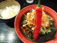 「黒ゴマ辛クテブットイメン（３辛）ミニごはん付」@トリシオブットイメン 井の庄の写真