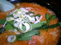 「ピリ辛モツ煮込みラーメン」@麺屋まる勝 北国分店の写真