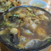 「五目野菜の海鮮ラーメン（７８０円）」@元祥の写真