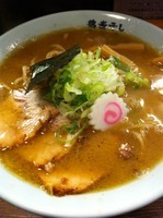「とろりそば（太麺）【750円】」@東京煮干中華そば 三三㐂 大森の写真
