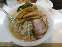 「味噌ラーメン+餃子セット+ライス(900円)」@えぞ菊 本店の写真