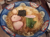 「海老と肉ワンタンメン」@支那そば たなかの写真