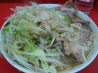 「ラーメン（ニンニク・アブラ）650円」@ラーメン二郎 松戸駅前店の写真