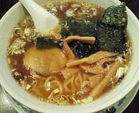 「らーめん　５５０円」@らーめん 花の華 麻布店の写真