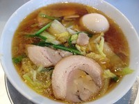 「道豚堀あまウマラーメン＋とろ～り半熟味玉（￥680＋￥100」@らあめん花月嵐 大和深見店の写真