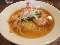 「汐そば+今日のごはん（鶏ごぼうご飯）」@汐蕎麦 雫の写真