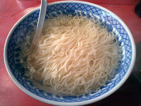 「タンメン(420円)+餃子(420円)」@ラオシャンの写真