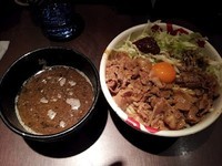 「アキバカリーつけ麺」@麺屋武蔵 武仁の写真