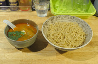 「限定 トムヤムクン風つけ麺」@ラーメン新天地の写真