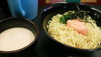 「明太クリームつけ麺」@ラーメン大至の写真