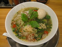 「ベジラーメンNANA+味玉(クーポンで無料):780円」@らぁめん花月 嵐 尾山台店の写真