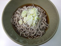 「冷やしそば280円(回数券＆冷し40円)」@喜多そば 新松戸改札口店の写真