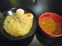 「味噌つけ麺850円＋味玉100円」@麺処 寅路の写真