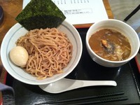 「焼き干し玉子つけそば」@頂上和風そば 浜の麺バカの写真