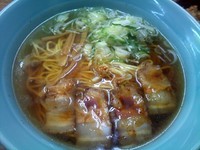 「ラーメン＋チャーシューおこわ」@名代らーめん 航海屋 新宿店の写真