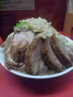 「豚増しラーメン（ヤサイ、ニンニク、アブラ）」@ラーメン二郎 大宮店の写真