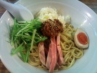 「辛し油そば（中盛り）」@麺屋 翔丸の写真