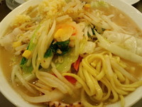 「毎日野菜味噌たんめん　750円（ニンニク増し）」@たんめん専門店 百菜の写真